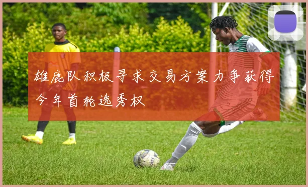 雄鹿队积极寻求交易方案力争获得今年首轮选秀权